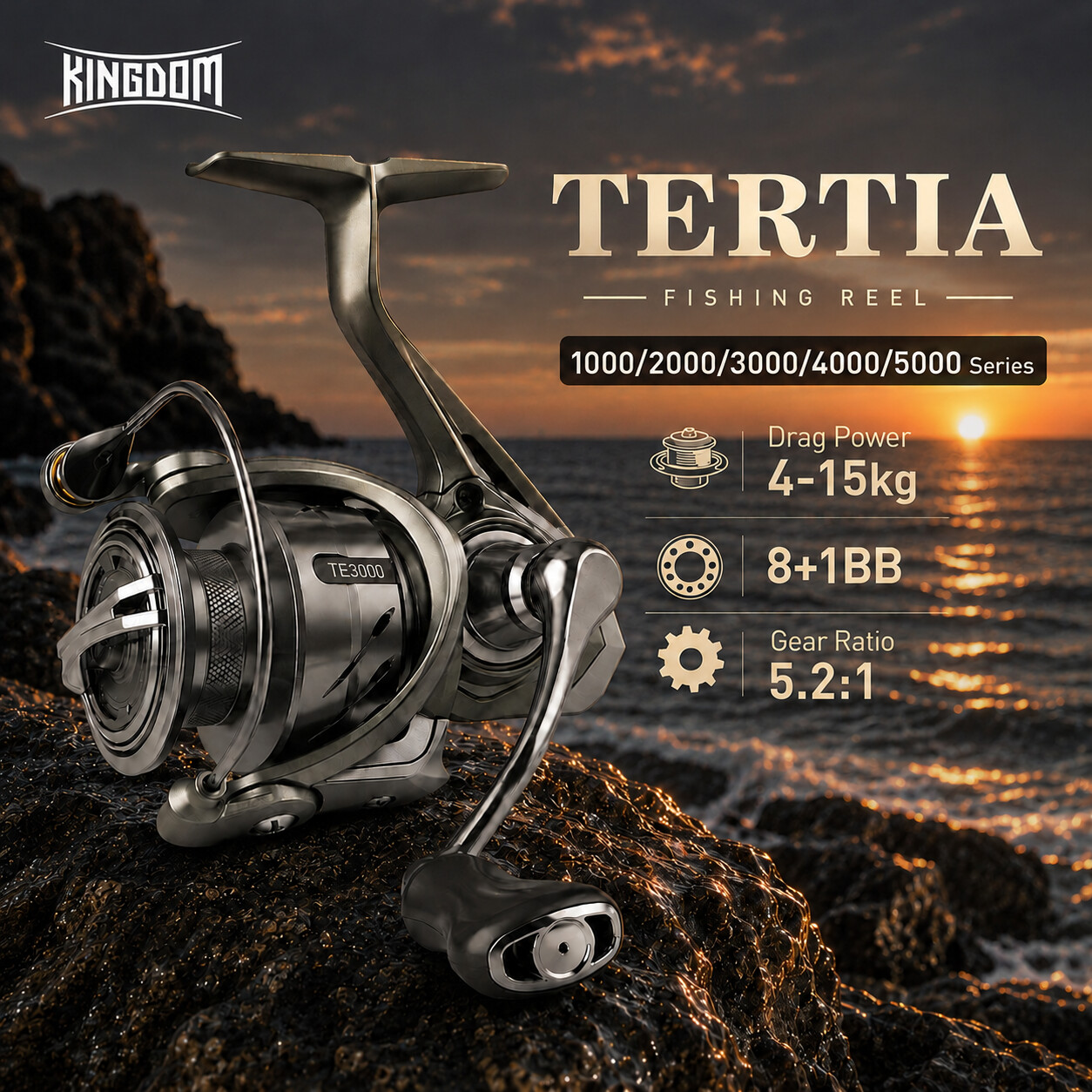Carrete de Pesca Spinning KING - Kastking Reel Zephyr reseña y precio