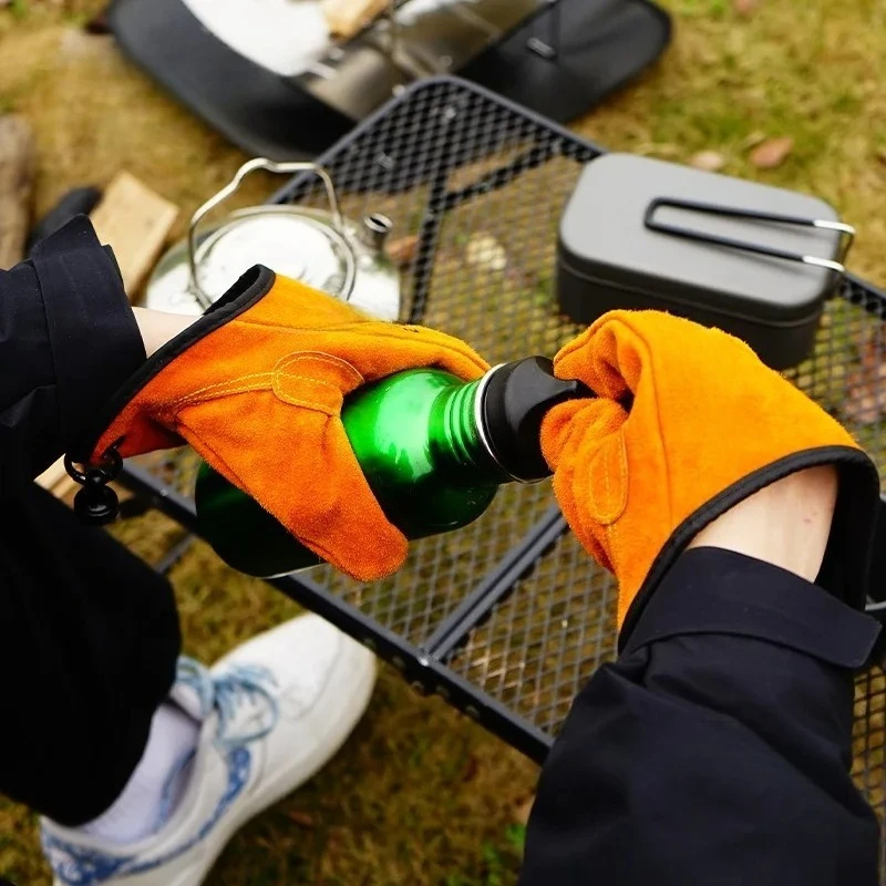 Guantes de Cuero Vacuno Resist - Fishing Gloves reseña y precio