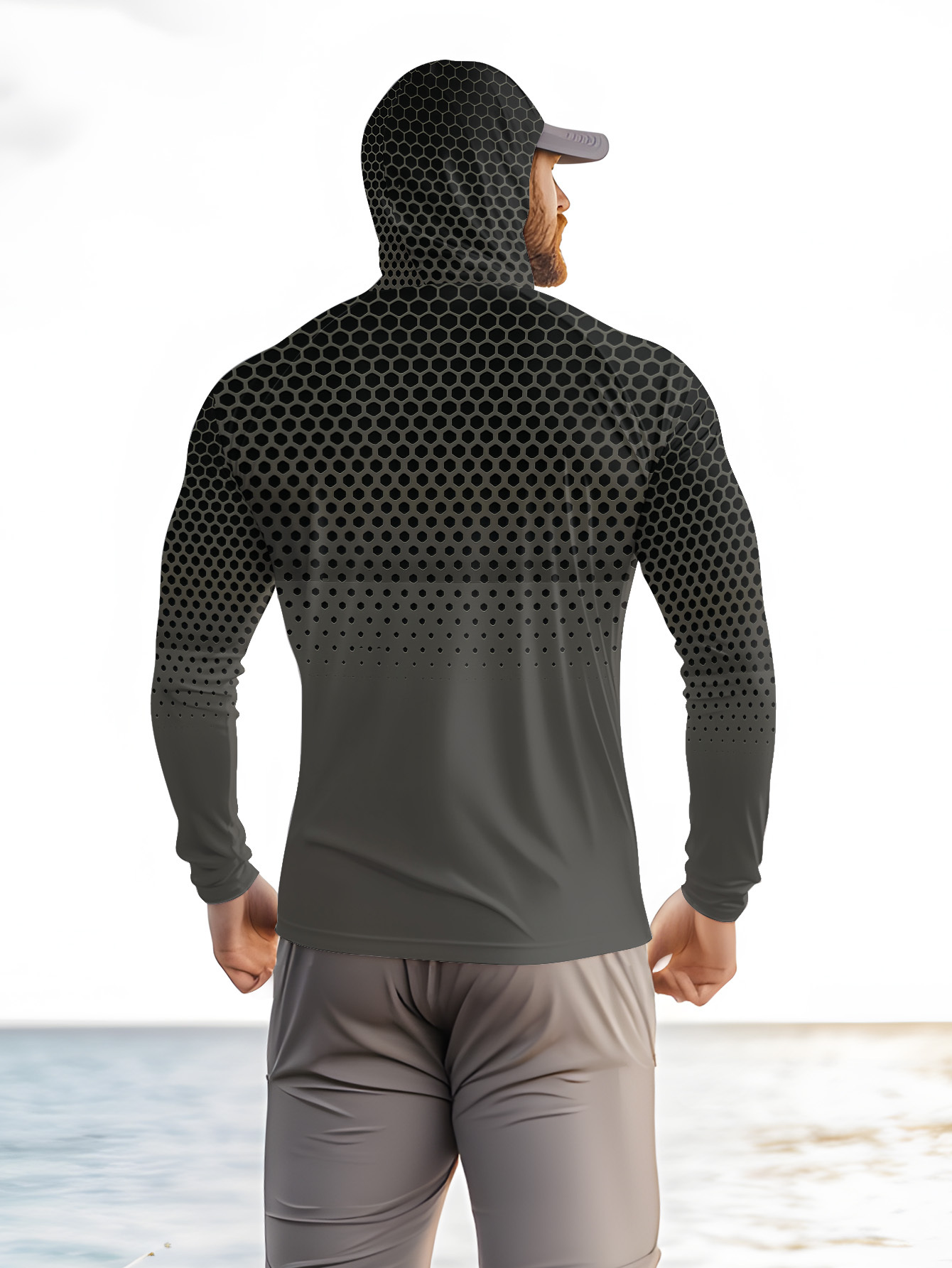 Sudadera de pesca para hombre, - Fishing Mask Sun Protection reseña y precio