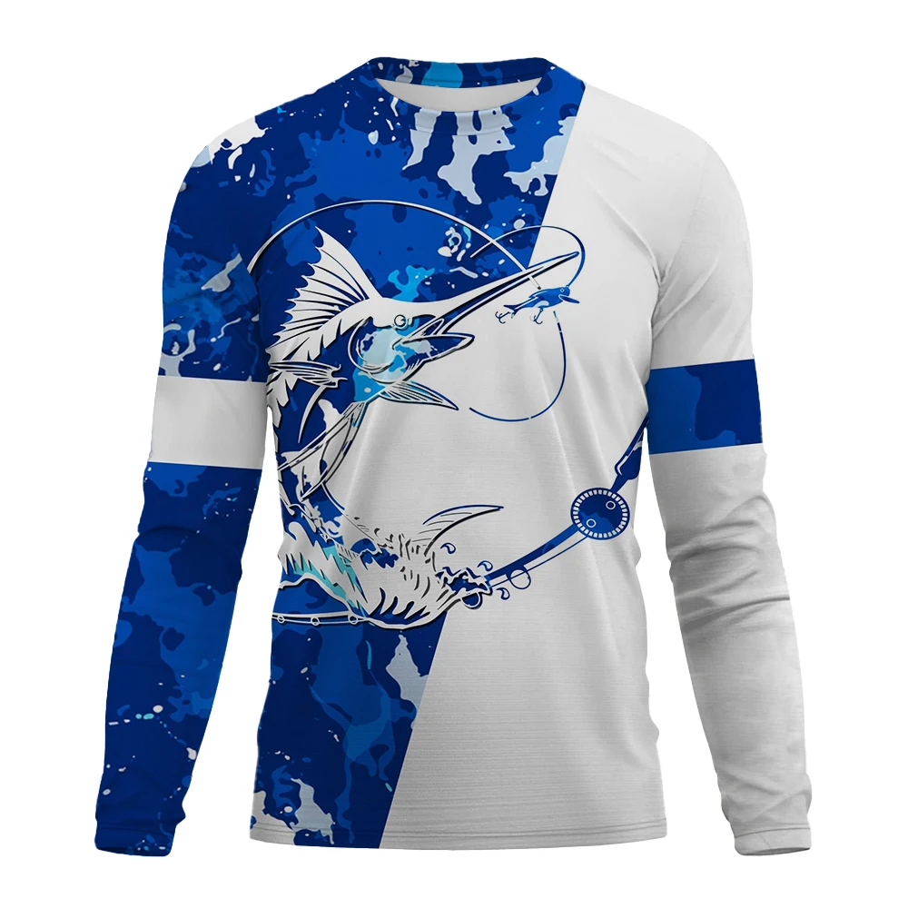Camisa de manga larga para pes - Fishing Shirt Uv Protection reseña y precio