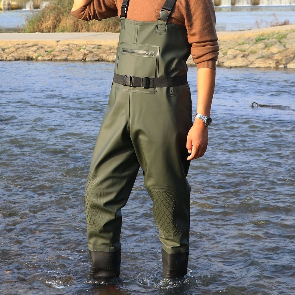 Práctico traje de pesca de PVC - Fishing Pants Waterproof reseña y precio