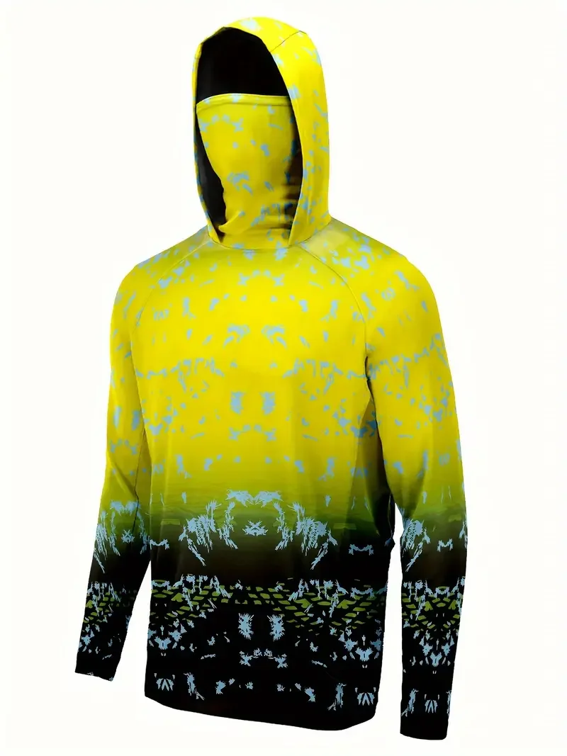 Camisa de pesca con capucha pa - Fishing Mask Sun Protection reseña y precio