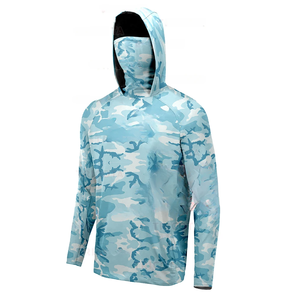 Camisetas con capucha para pes - Fishing Mask Sun Protection reseña y precio